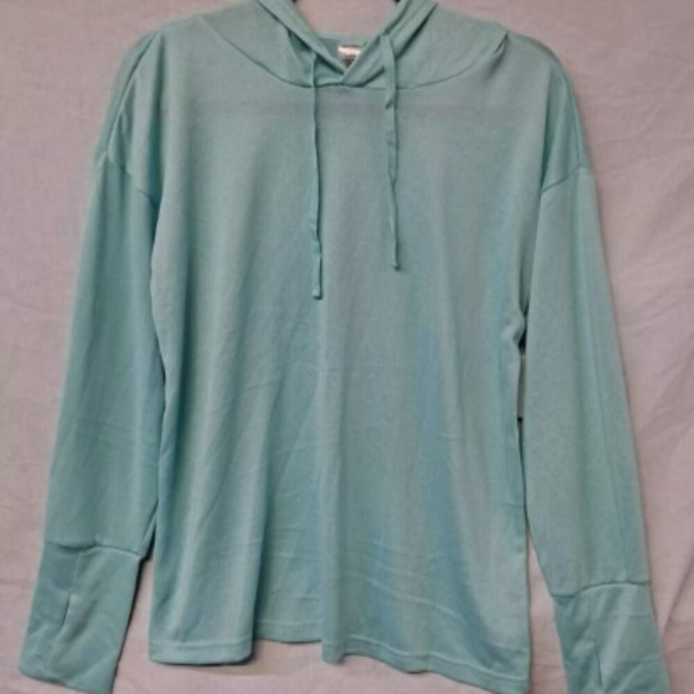 West Loop Hoodie Women Pullover Sweater Long Sleeve TURQUOISE
